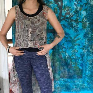 Vintage, silky tunic